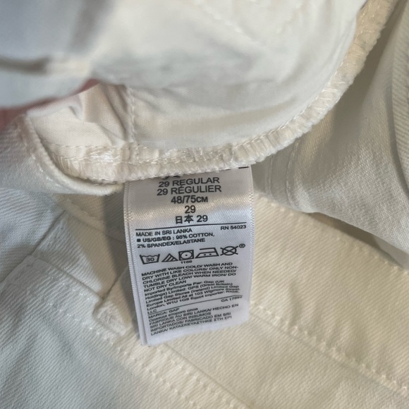 White Distressed Denim Skirt - Picture 4 of 6